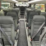New Daf Turas 900s Coach interior view of seating